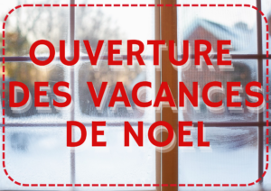 Lire la suite à propos de l’article Ouverture des inscriptions aux vacances de Noël