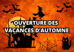 Lire la suite à propos de l’article Ouverture des inscriptions aux vacances d’automne